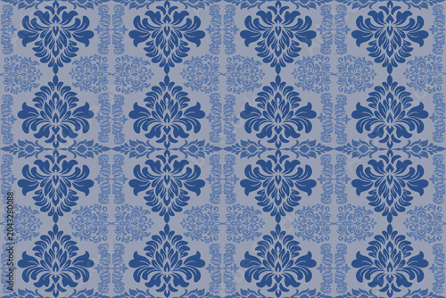 seamless damask pattern