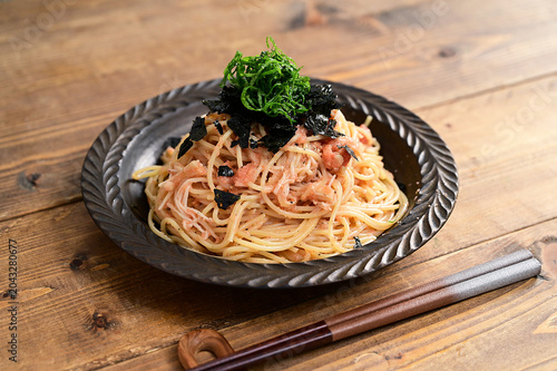 辛子明太子パスタ