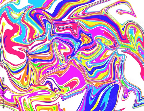 Purple Fluid Art