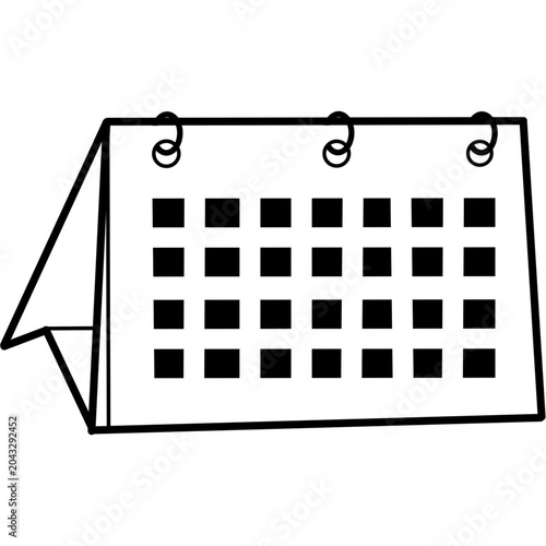 Desk Calendar Icon