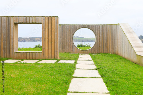 The Loctudy Viewpoint, a scenic coastal lookout located in Ribadeo town, Galicia
