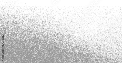 Photos Gradient of grey dots and speckles fading from dense bottom to sparse on white b