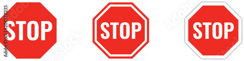 Foto Stop icon, stop vector, stop symbol, stop sign, stop sign clip art