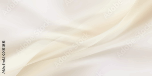 Принти на полотні Abstract White Silk Satin Fabric Background with Soft Flowing Waves and Smooth E