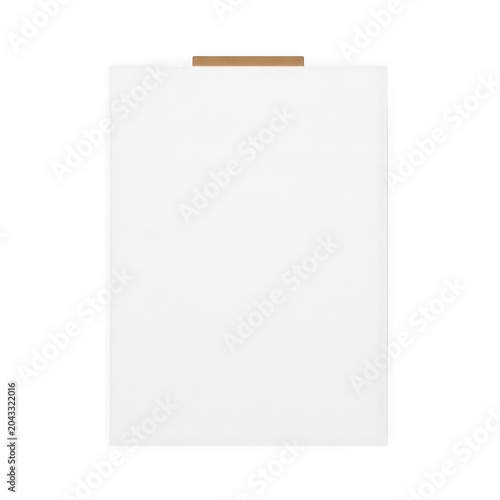 Brown envelope on a plain surface