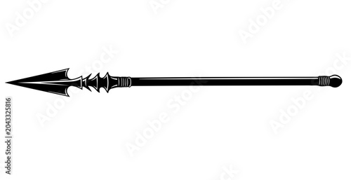 Φωτογραφία Harpoon, spear with barbed head fishing spear fishing