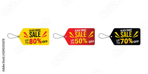 Quadro em tela Black Friday social media post template, Black Friday sale, Exclusive Offer template