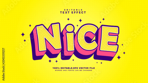 Photos Nice Cartoon Text Effect