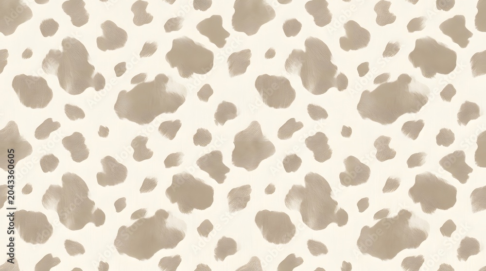 Fototapeta premium Seamless beige and brown animal print pattern background
