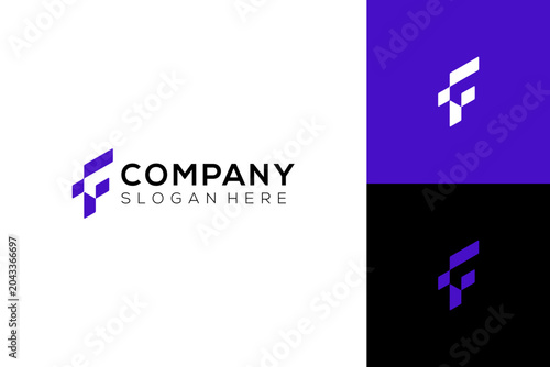 F speed logo vector design