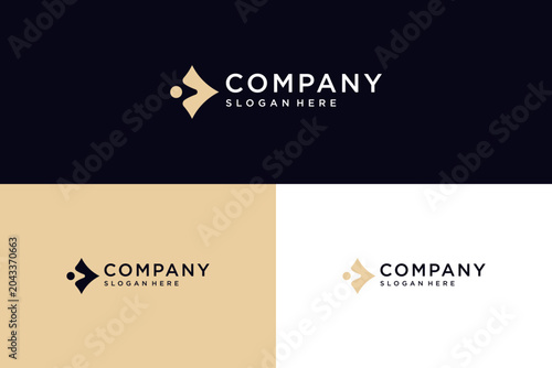 star one logo design vector