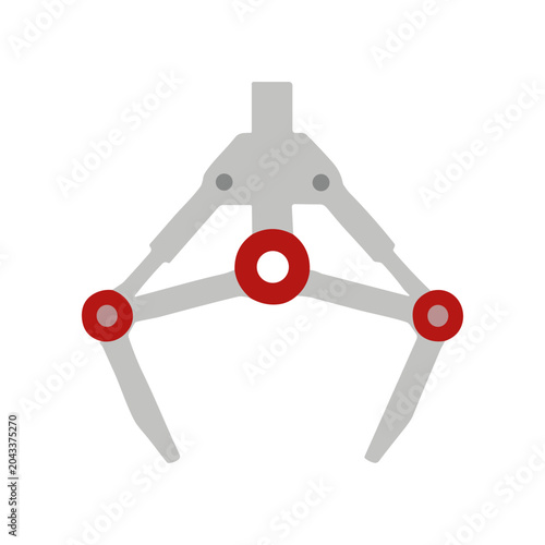 Photos Robot claw gripper mechanical arm.