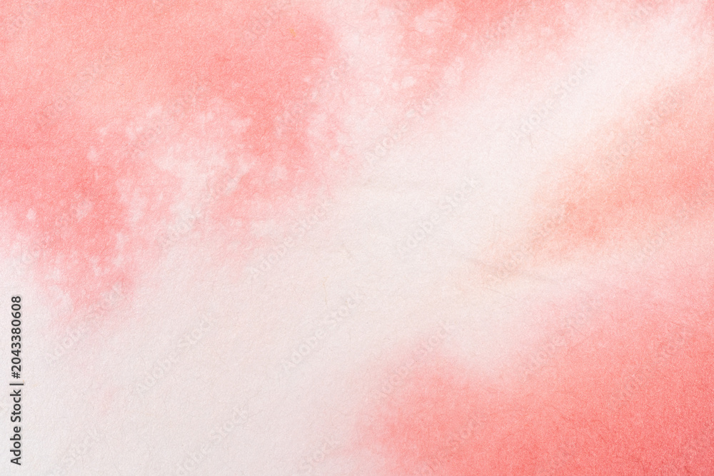 Fototapeta premium Soft pink watercolor paper background for cosmetic branding