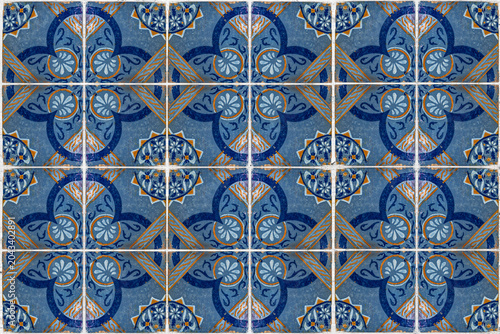 Background of vintage ceramic tiles