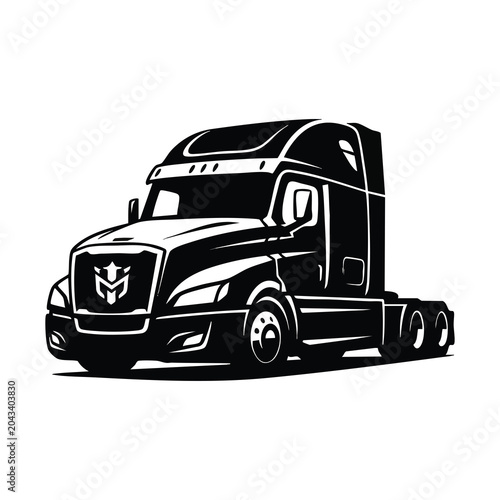 truck isolated background
