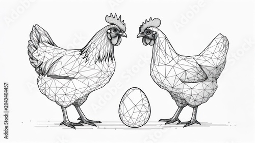 Polygonal chickens and egg