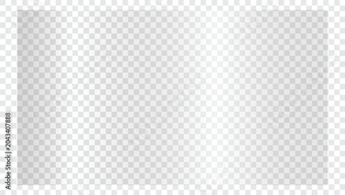 Billede på lærred Glassmorphism glare overlay, frosted glass reflections transparent PNG for modern UI design and app screens