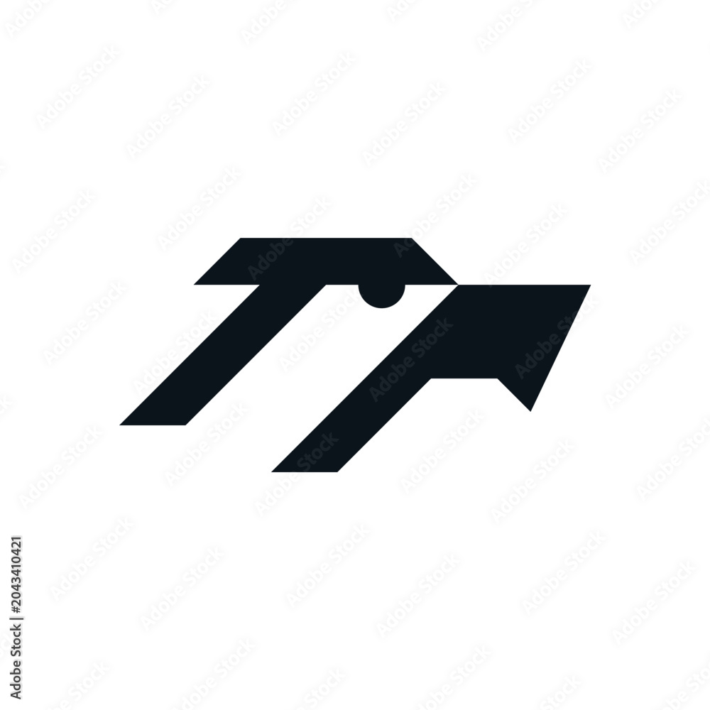 Obraz premium simple silhouette of bird's head with large beak logo vector