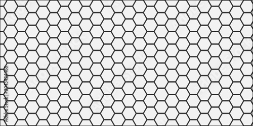Photos Geometric hexagon honeycomb seamless tessellation background with abstract latti