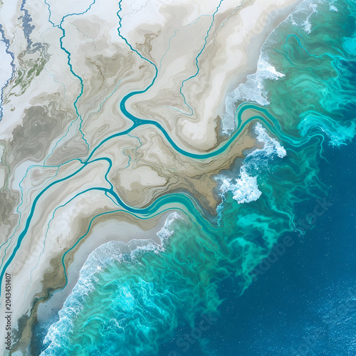 blue water background
