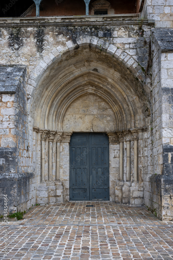 Fototapeta premium The church of Saint-Ayoul (from the 12th century) is the oldest monument in the lower town of Provins.