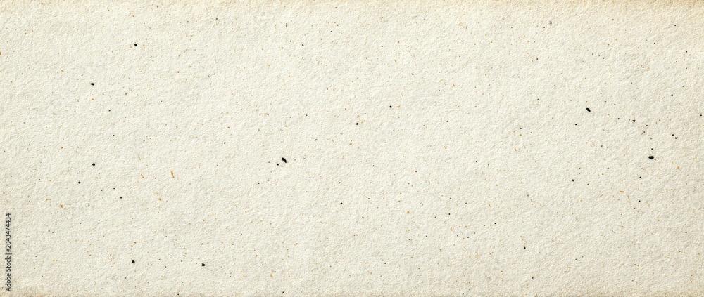 Fototapeta premium Aged parchment with scattered dark flecks creating a mottled, textured background