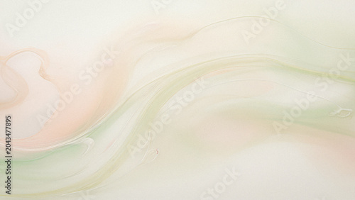 Abstract swirling patterns in soft pastel colors creating a serene atmosphere in a modern art style