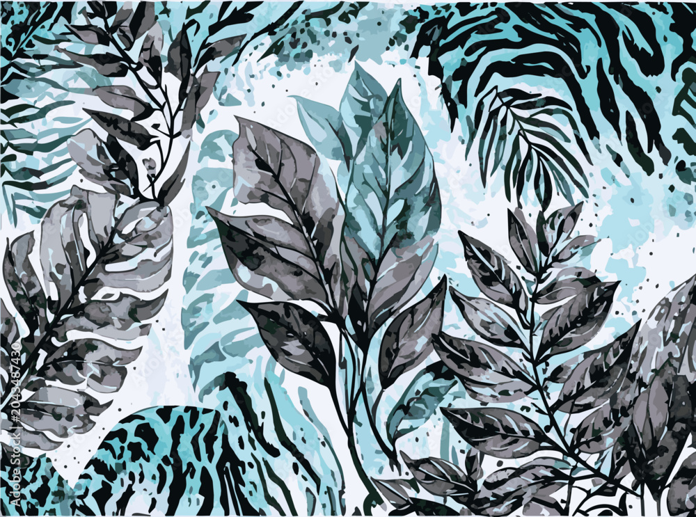 Obraz premium abstract animal skin pattern vector