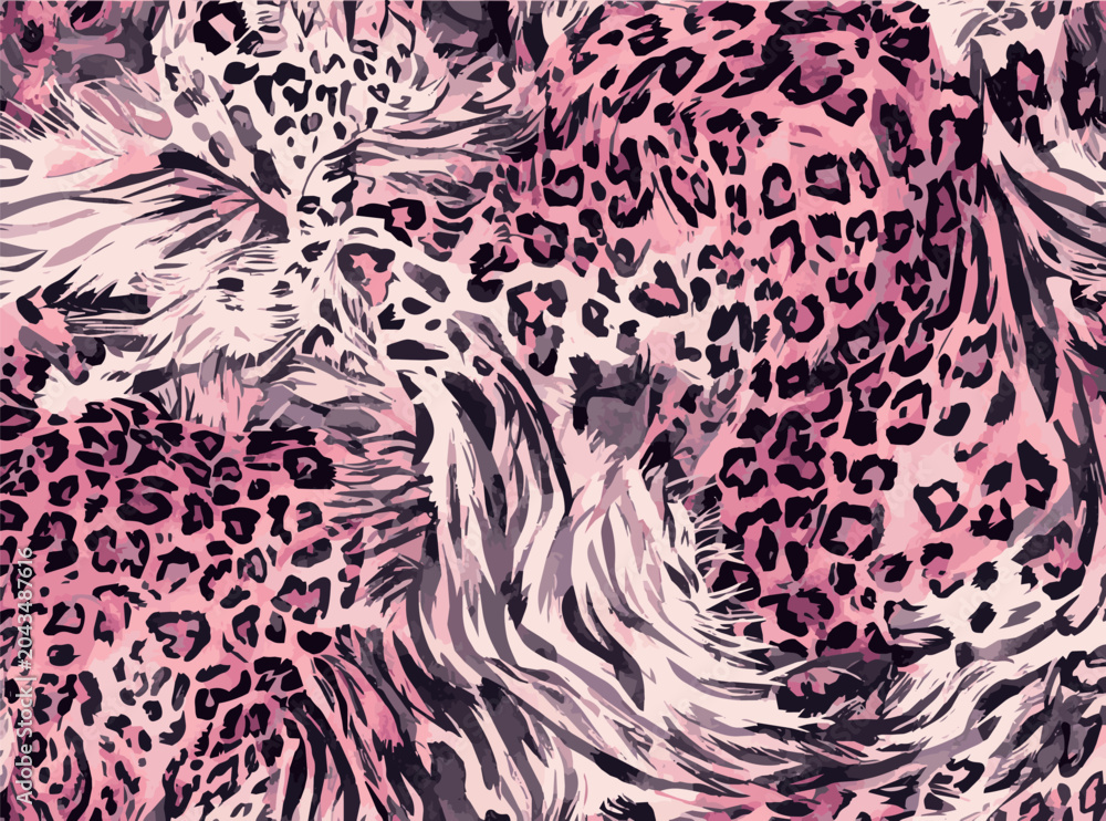 Obraz premium abstract animal skin pattern vector