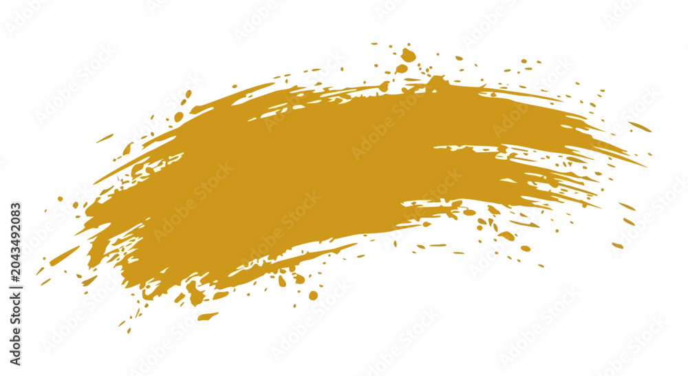 Φωτογραφία Warm yellow ochre stroke with rough drag