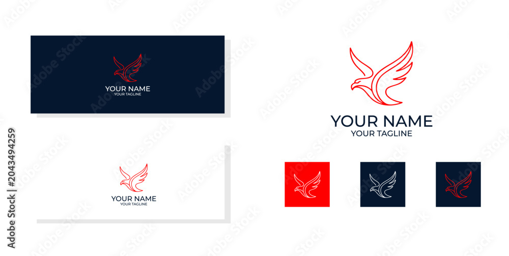 Obraz premium eagle logo