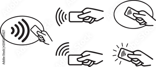 Contactless payment with credit card