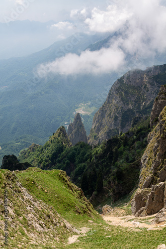 Mountain Trekking Through Historic Alpine Tunnels