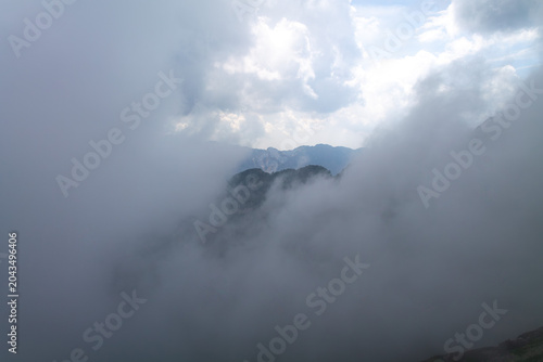 Mountain Trekking Through Historic Alpine Tunnels