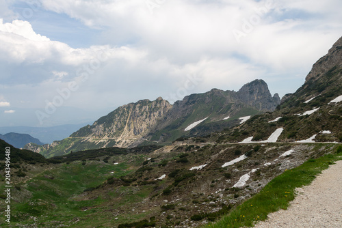 Mountain Trekking Through Historic Alpine Tunnels
