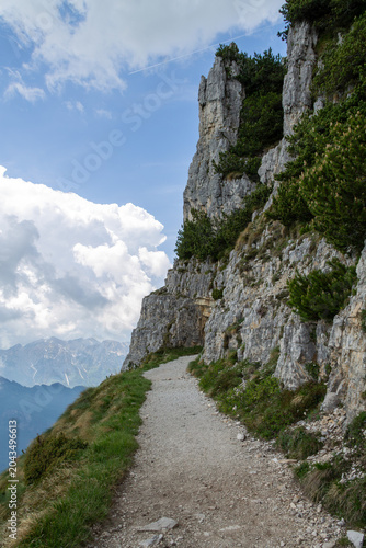 Mountain Trekking Through Historic Alpine Tunnels