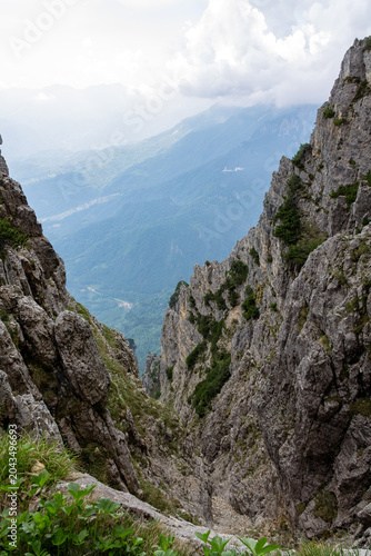 Mountain Trekking Through Historic Alpine Tunnels