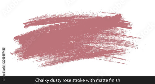 Photos Chalky dusty rose stroke with matte finish
