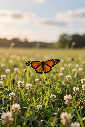 Butterfly in nature