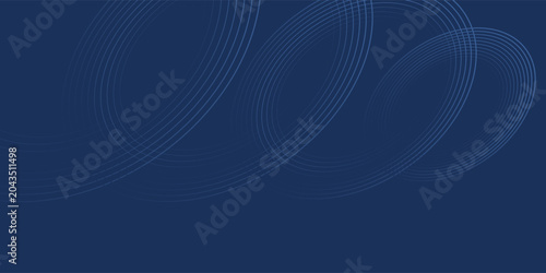 Bild auf Leinwand Navy blue abstract background with halftone wavy smooth pattern