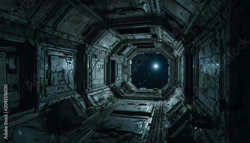 Abandoned space station