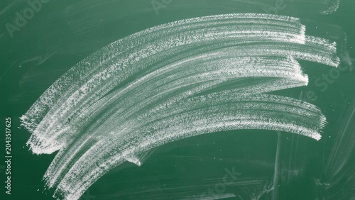 Chalk rubbed out on green chalkboard background
