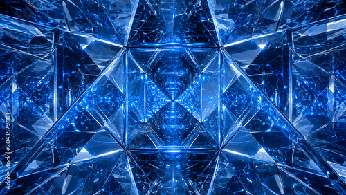 Crystal Glass Background