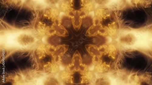 Radiant Spiritual Flower Of Light Animation