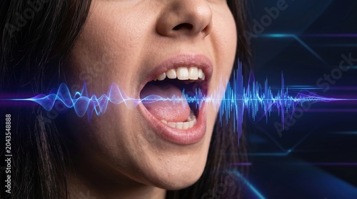 Exploring vocal techniques and sound waves studio educational content modern environment