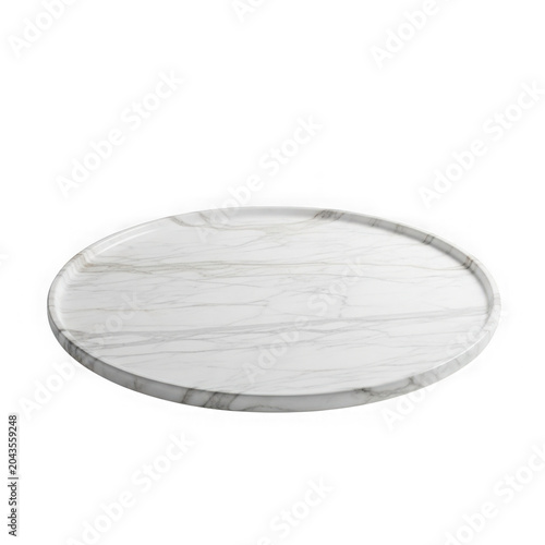 A white wooden serving tray