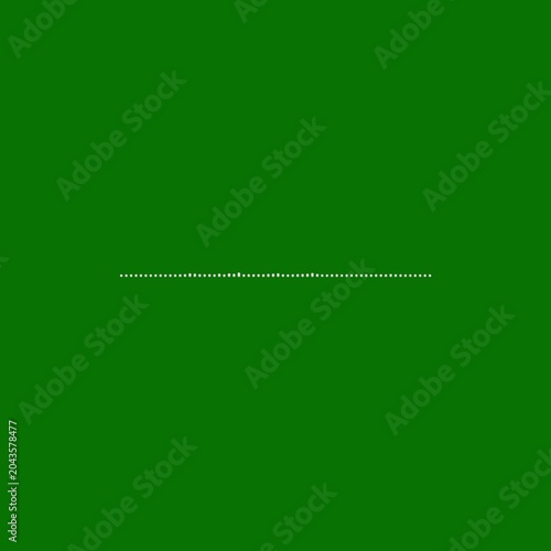 White audio waveform spectrum animation, Waveform Audio Sound waves moving. green spectrum simulation Audio waveform equalize Circular interface audio voice music. sound waves animation 4k video.