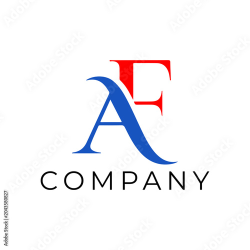 Modern AF Letter Logo Design for Premium Brand Identity