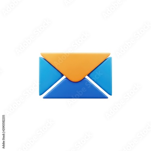 Colorful Envelope Icon Graphic Design.