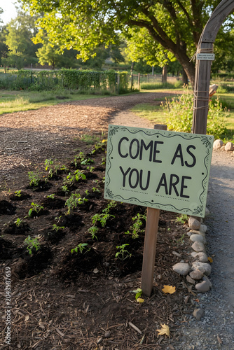 Welcome sign 